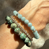 AQUAMARINE LIGHT – bracelet – sterling silver