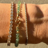 EMERALD LIGHT – bracelet – 14 K gold