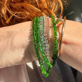 EMERALD LIGHT – bracelet – 14 K gold