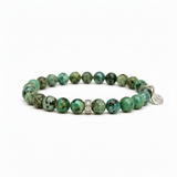 AFRICAN TURQUOISE – bracelet – sterling silver