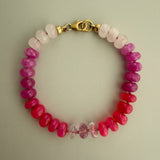 PINK AMBRÉ – bracelet – gold vermeil