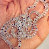 MOONLIGHT – Rainbow Moonstone Necklace – 14K gold