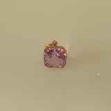 CONDUIT OF LIGHT – 14 kt Gold Pendant with Natural Kunzite