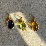 CITRINE – charm – 18 K gold