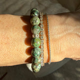 AFRICAN TURQUOISE – bracelet – sterling silver