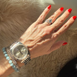 AQUAMARINE LIGHT – bracelet – sterling silver
