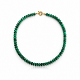 FOREST SERENITY – malachite necklace – gold vermeil