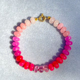 PINK AMBRÉ – Bracelet, 18k Gold