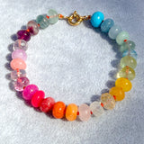 RAINBOW DREAM – Gemstone Bracelet 18k Gold