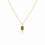 PERIDOT – charm – 18 k gold