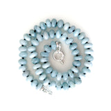 OCEAN WHISPER – Aquamarine Necklace, Sterling Silver