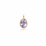 PINK SPINEL – charm – 18 k gold