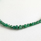 EMERALD Grace – necklace – 14 K gold