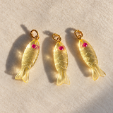 Lucky Fish Charm – Lemon Quartz
