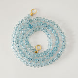SERENE WATERS –Aquamarine Necklace, 14k Gold