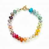 RAINBOW DREAM – gemstone bracelet – 18k gold