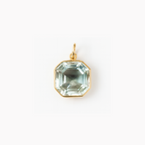 WHISPER OF LIGHT– 14 kt Gold Pendant Green Amethyst