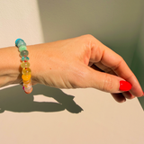 RAINBOW DREAM – gemstone bracelet – 18k gold