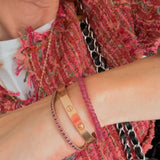 Ruby shimmer – bracelet – 14 k gold