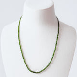 GREEN MUSE – Chromdiopside Necklace, 14 kt Gold