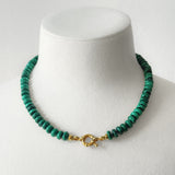 FOREST SERENITY – Malachite Necklace · Gold Vermeil