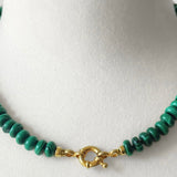 FOREST SERENITY – Malachite Necklace · Gold Vermeil
