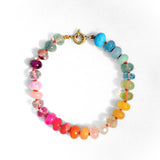 RAINBOW DREAM – Gemstone Bracelet 18k Gold