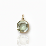 WHISPER OF LIGHT – green amethyst – 14 k gold