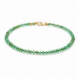 EMERALD LIGHT – bracelet – 14 k gold