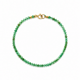 EMERALD LIGHT – bracelet – 14 k gold