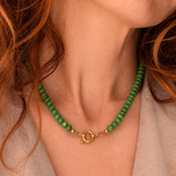 ROYAL JADE – necklace – 18 k gold
