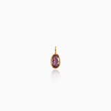 PINK SAPPHIRE – charm – 18 k gold