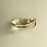 WHISPER OF LIGHT – green amethyst – 14 k gold