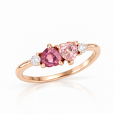 Toi et Moi Spinel Ring – 18K Rose Gold