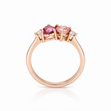 Toi et Moi Spinel Ring – 18K Rose Gold