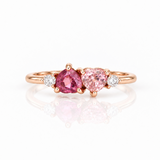 Toi et Moi Spinel Ring – 18K Rose Gold