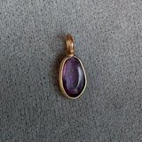 PINK SAPPHIRE – charm – 18 K gold