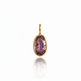 PINK SAPPHIRE – charm – 18 k gold