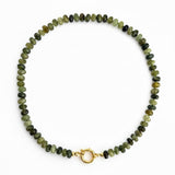 EARTH SHIMMER – necklace – gold plated silver