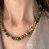 EARTH SHIMMER – necklace – gold plated silver