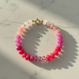 PINK AMBRÉ – bracelet – 18 k gold