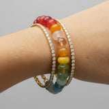 RAINBOW DREAM – bracelet – gold vermeil