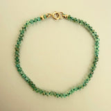 EMERALD LIGHT – bracelet – 14 K gold