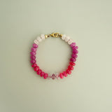 PINK AMBRÉ – bracelet – gold vermeil