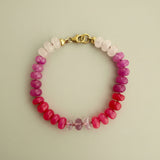 PINK AMBRÉ – bracelet – gold vermeil