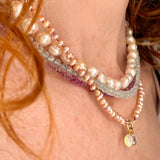 AAA ETHIOPIAN OPAL – charm – 18 K gold