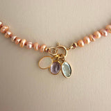 AQUAMARINE – charm – 18 K gold