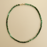 EMERALD FLOW – necklace – 14 K gold