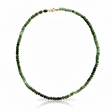 EMERALD FLOW – necklace – 14 k gold