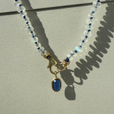 KYANITE – charm – 18 K gold